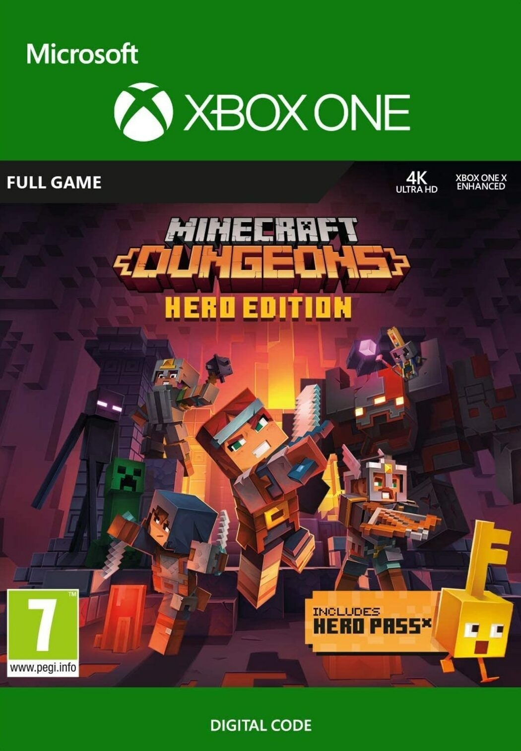 Minecraft-Dungeons-Hero-Edition-XBOX-One Minecraft Dungeons Hero Edition XBOX One (Digital Download) - Image 1