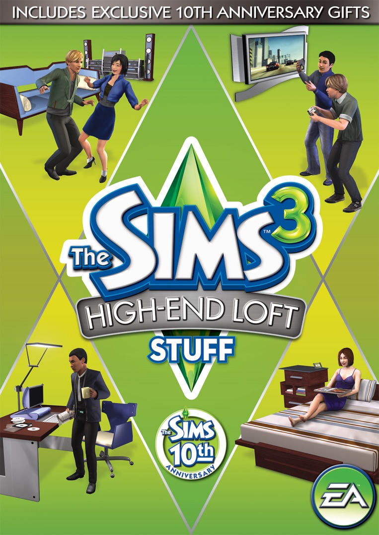 THESIMS3-HDLSP-COVER The Sims 3 - High-End Loft Stuff Pack (PC & Mac) – Origin DLC - Image 1