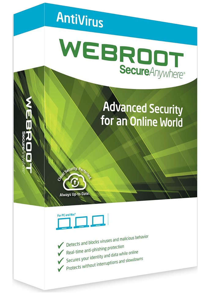 Webroot-SecureAnywhere-Antivirus Webroot SecureAnywhere AntiVirus (1 Year / 1 Device) Latest Version + Free Updates - Image 1