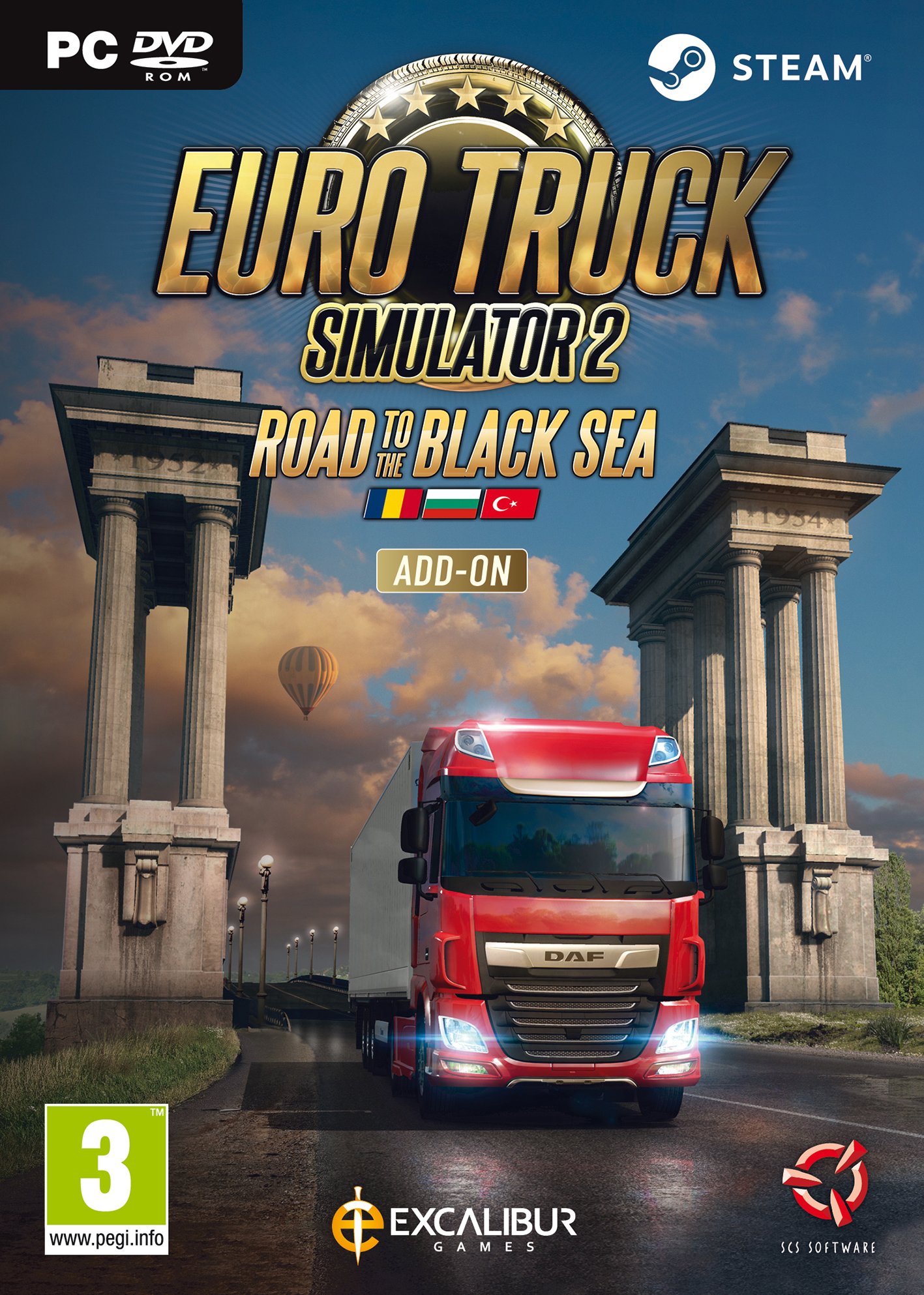 euro-truck-simulator-2-road-to-black-sea.jpg Euro Truck Simulator 2 - Road to the Black Sea DLC Steam (Digital Download) - Image 1