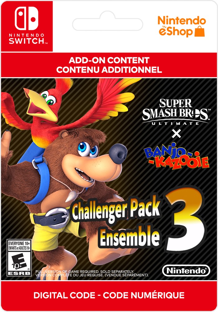 nintendoswitchsupersmashbroscp3 Super Smash Bros. Ultimate - CHALLENGER PACK 3 DLC EU Nintendo Switch (Digital Download) - Image 1