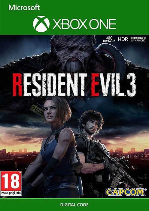 resident-evil3-xbox-one-cdkeys-cover.jpg Resident Evil 3 XBOX One (Digital Download) - Image 1