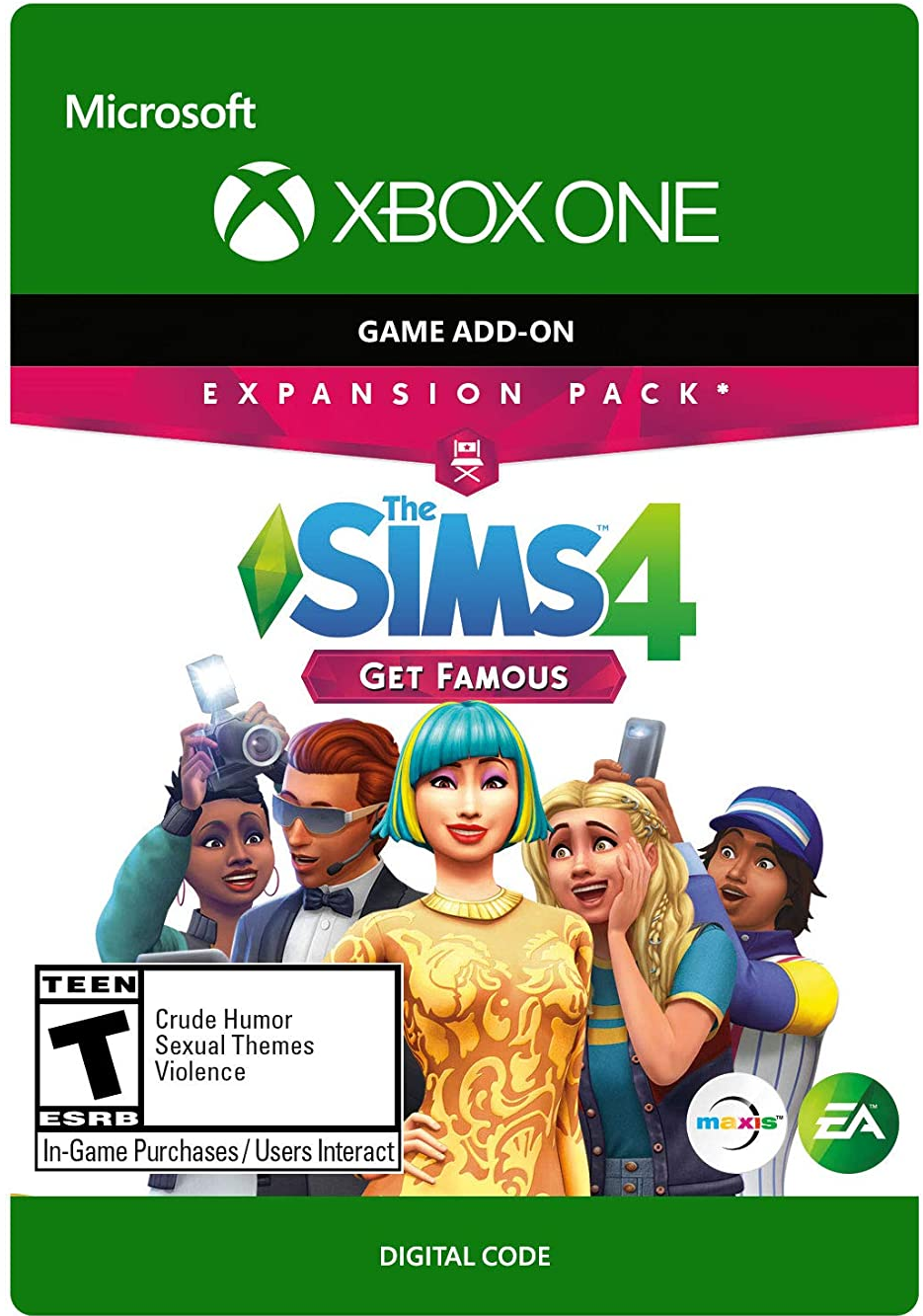 the-sims-4-xbox-one-getfamous The Sims 4 - Get Famous DLC EU XBOX One (Digital Download) - Image 1