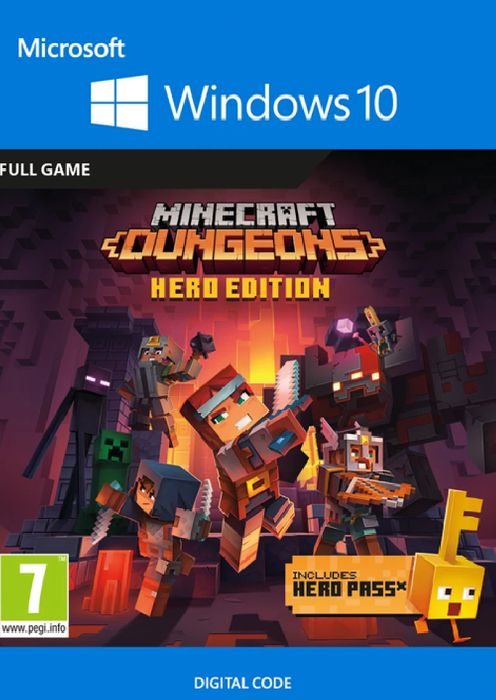 minecraft-dungeons-hero-edition-pc-cover-cdkeys Minecraft Dungeons Hero Edition Windows 10 (Digital Download) - Image 1