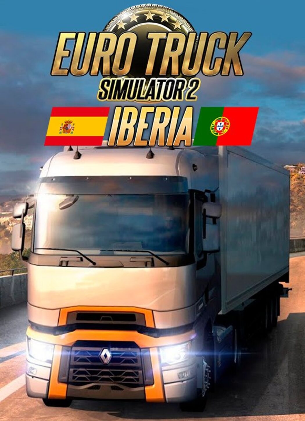 EUROTRUCK-SIM2-IBERIA-PC-COVER Euro Truck Simulator 2 - Iberia DLC Steam (Digital Download) - Image 1