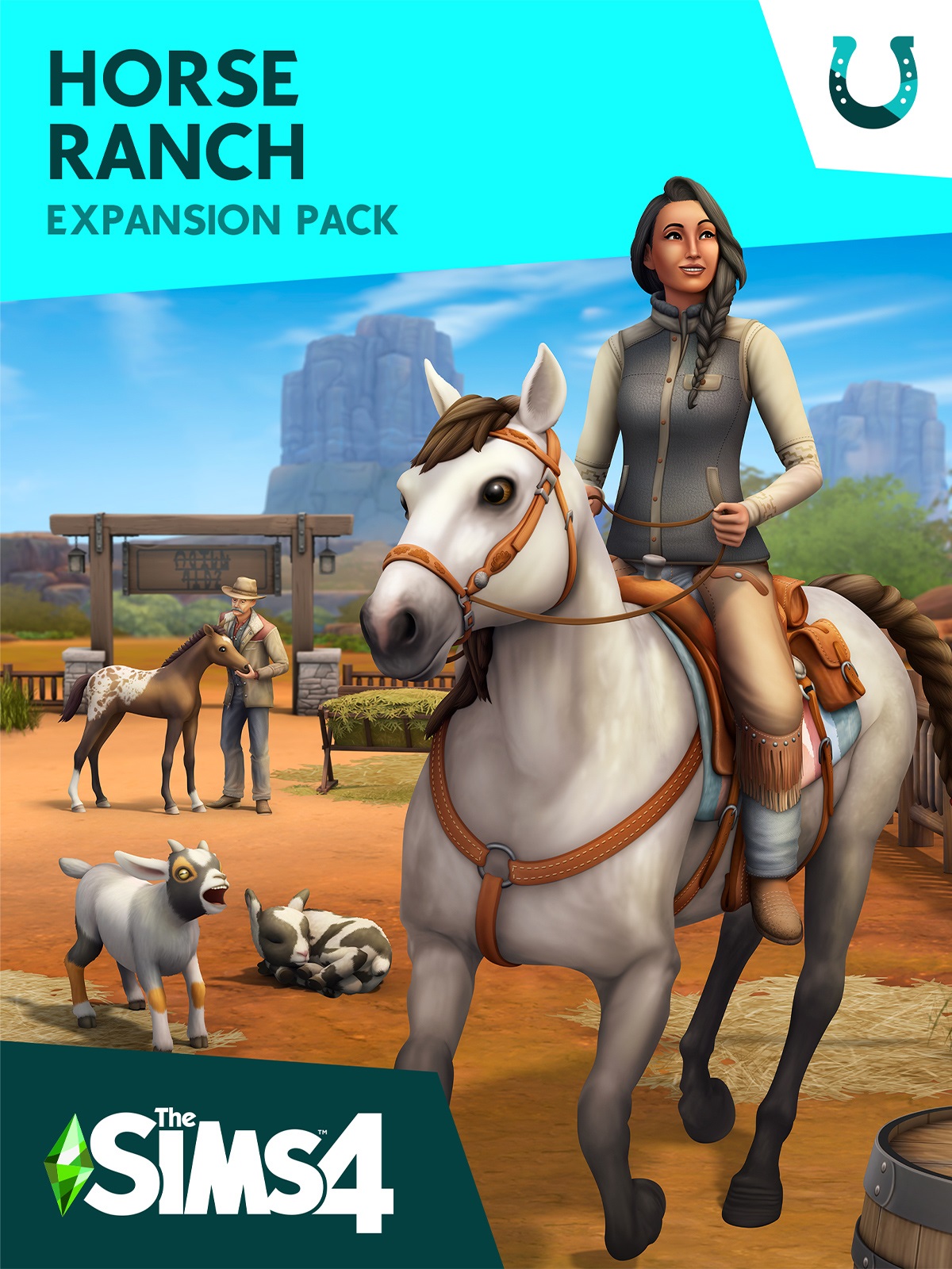SIMS4-HR-DLC-PC-COVER The Sims 4 - Horse Ranch DLC Origin (Digital Download) - Image 1