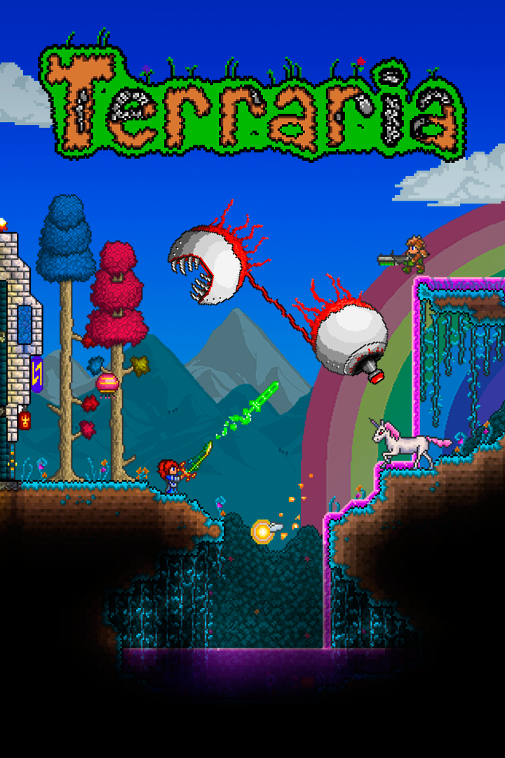 terraria_cover_original.png Terraria Steam (Digital Download) - Image 1